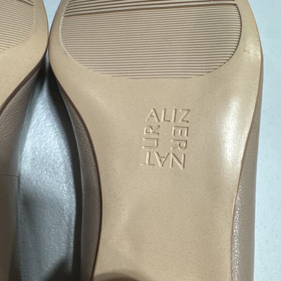 Naturalizer Becca Flat Warm Fawn Tan Leather Shoes Sz 9.5W Slip On H7019L6251 - Picture 10 of 12